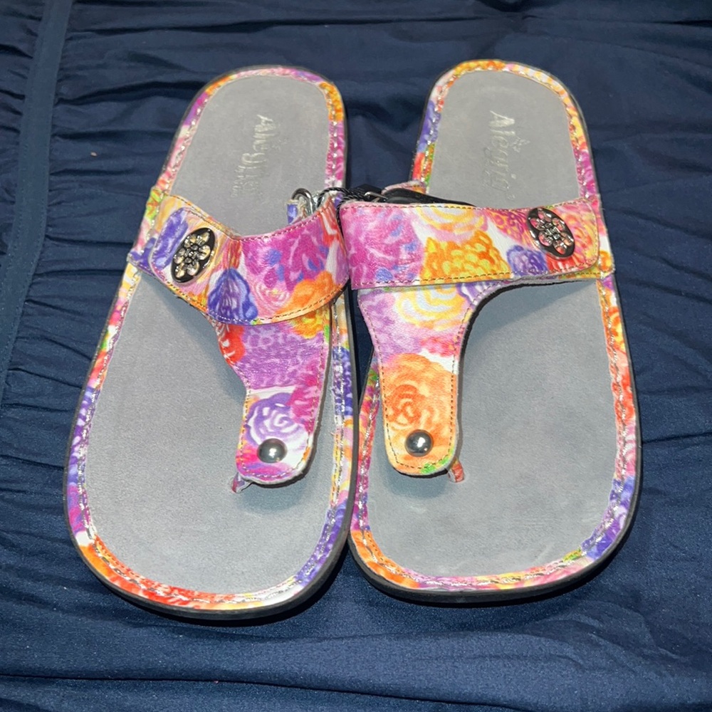 Brand New Alegria Comfort Thong Sandals